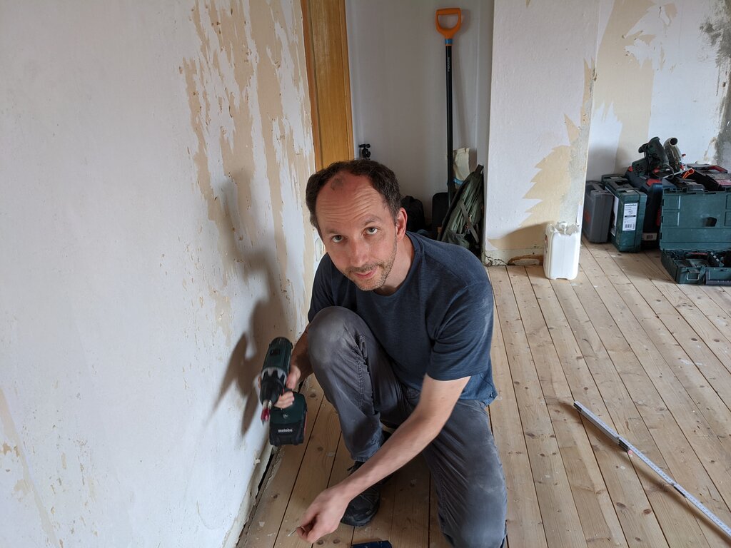 Baustelle Bollweg im Juli 2022